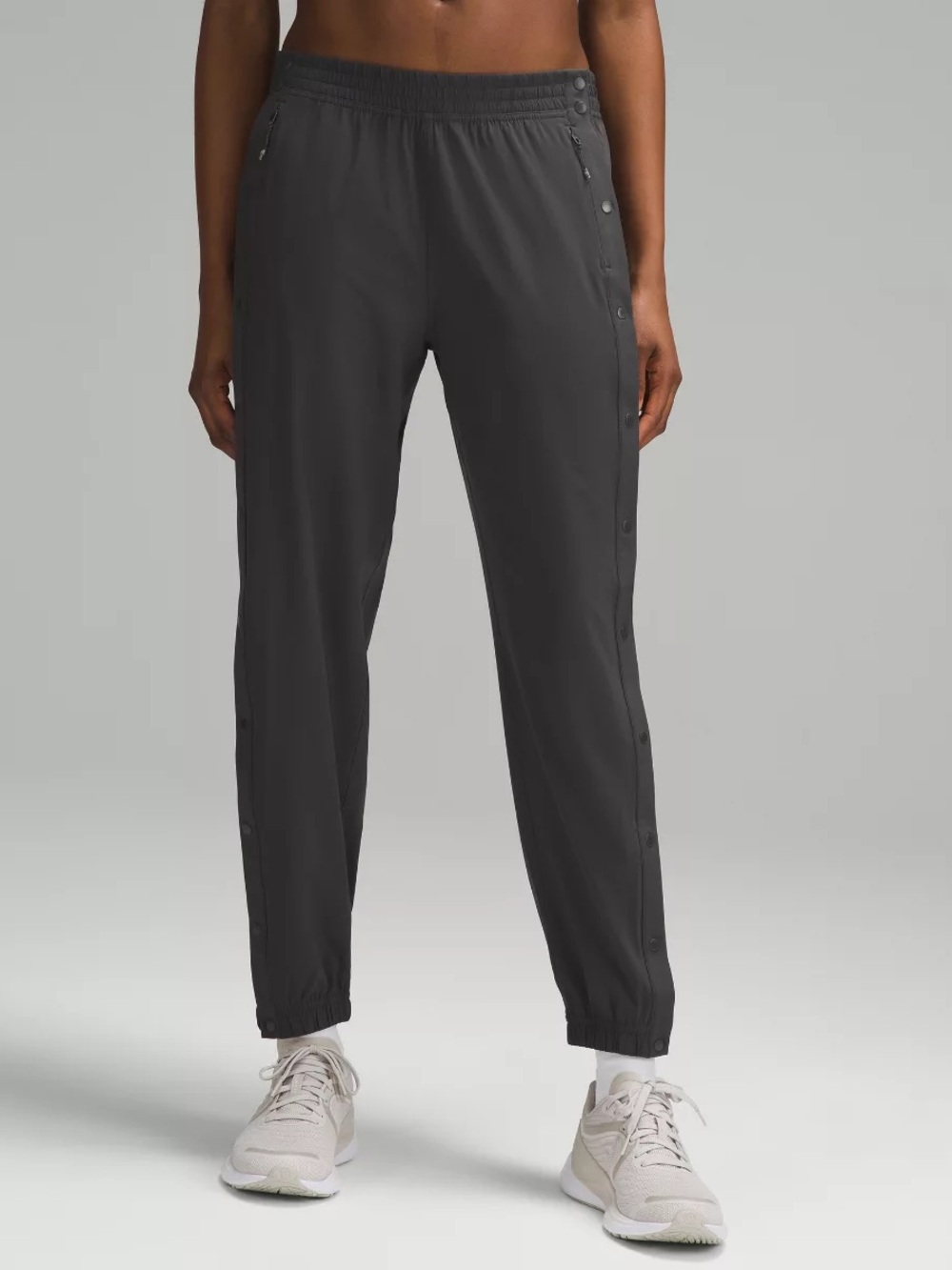 Lululemon grey tear away pants size 4